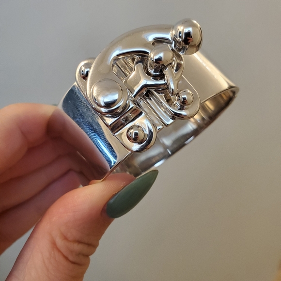 EDDIE BORGO Silver hook cuff - Picture 3 of 5